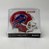Autographed/Signed O.J. OJ Simpson HOF 85 Buffalo Bills Red Mini Football Helmet JSA COA