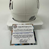 Autographed/Signed Johnny Manziel Texas A&M Aggies White College Football Mini Helmet Schwartz Sports COA