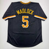 Autographed/Signed Bill Madlock Pittsburgh Black Baseball Jersey JSA COA by Hall of Fame Sports Memorabilia