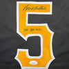 Autographed/Signed Bill Madlock Pittsburgh Black Baseball Jersey JSA COA by Hall of Fame Sports Memorabilia