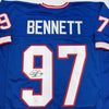 Autographed/Signed Cornelius Bennett Buffalo Blue Football Jersey JSA COA by Hall of Fame Sports Memorabilia