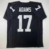 Autographed/Signed Davante Adams Las Vegas Oakland Black Football Jersey Beckett BAS COA by Hall of Fame Sports Memorabilia