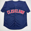 Autographed/Signed Steven Kwan Cleveland Blue Baseball Jersey JSA COA by Hall of Fame Sports Memorabilia