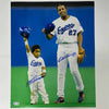 Autographed/Signed Vladimir Vlad Guerrero Jr. & Sr. Montreal Expos 16x20 Baseball Photo Beckett BAS COA by Hall of Fame Sports Memorabilia