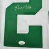 Framed Autographed/Signed Roope Hintz 35x39 Dallas White Hockey Jersey JSA COA