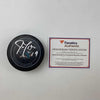 Autographed/Signed Joe Thornton Official Logo Hockey Puck Fanatics COA