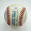 Autographed/Signed Mickey Mantle Rawlings Official American League ROA Sweet Spot Baseball JSA 9 Graded LOA by Hall of Fame Sports Memorabilia