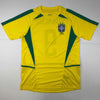 Autographed/Signed Ronaldo Nazario Brazil Yellow Soccer Jersey Beckett BAS COA