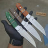 Handmade Boot Knife Set of 3-Piece Slim Fixed Blade Collector Set with Resin Handles by JW SteelCrafts