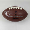 Autographed/Signed Mac Jones New England Patriots Brown Wilson Football Beckett BAS COA