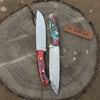 Handmade Acid Etched Hunting Knife Set 2-Piece 8-Inch Etched Blades by JW SteelCrafts