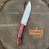 Handmade Bushcraft Utility Knife Full Tang Fixed Blade for Camp & Woodcraft by JW SteelCrafts