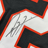 Autographed/Signed Ray Lewis Miami Black College Football Jersey Beckett BAS COA