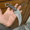 Handmade Indonesian Karambit Traditional Folding Karambit Knife with Curved Blade by JW SteelCrafts