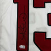 Framed Autographed/Signed Kurt Warner 35x39 Arizona White Football Jersey Beckett BAS COA