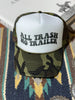 All Trash No Trailer Camo Trucker Hat by Wild Junkie