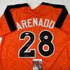 Autographed/Signed Nolan Arenado 2017 All-Star Game Orange Baseball Jersey JSA COA