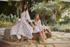 BOCA DULCE DRESS IN JARDIN TROPICAL BLANCO by No Pise La Grama Web