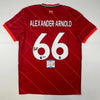 Autographed/Signed Trent Alexander Arnold Liverpool 2022-23 Red Soccer Jersey Beckett BAS COA