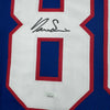 Framed Autographed/Signed Darius Slayton 35x39 New York Retro Blue Football Jersey JSA COA by Hall of Fame Sports Memorabilia
