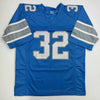Autographed/Signed Brian Branch Detroit Blue Football Jersey Beckett BAS COA by Hall of Fame Sports Memorabilia
