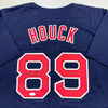 Autographed/Signed Tanner Houck Boston Blue Baseball Jersey JSA COA