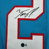 Autographed/Signed Tony Pollard Tennessee Retro Blue Football Jersey Beckett BAS COA by Hall of Fame Sports Memorabilia