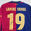 Autographed/Signed Lamine Yamal FC Barcelona Blue Soccer Jersey Beckett BAS COA by Hall of Fame Sports Memorabilia