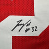 Autographed/Signed TreVeyon Henderson Ohio State Red College Football Jersey Beckett BAS COA