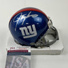 Autographed/Signed Lawrence Taylor New York Giants Mini Football Helmet JSA COA