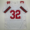 Autographed/Signed TreVeyon Henderson Ohio State White College Football Jersey Beckett BAS COA