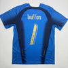 Autographed/Signed Gianluigi Buffon Italy Blue Soccer Futbol Jersey Beckett BAS COA by Hall of Fame Sports Memorabilia