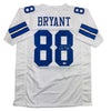 Autographed/Signed Dez Bryant Dallas White Football Jersey Beckett BAS COA by Hall of Fame Sports Memorabilia