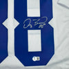Autographed/Signed Dez Bryant Dallas White Football Jersey Beckett BAS COA by Hall of Fame Sports Memorabilia