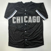 Autographed/Signed Andrew Vaughn Chicago Black Baseball Jersey Beckett BAS COA
