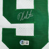 Autographed/Signed Derrick White Boston White Basketball Jersey Beckett BAS COA by Hall of Fame Sports Memorabilia