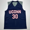 Autographed/Signed Breanna Stewart UConn Connecticut Blue College Basketball Jersey JSA COA