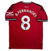 Autographed/Signed Bruno Fernandes Manchester United Red Soccer Jersey Beckett BAS COA by Hall of Fame Sports Memorabilia