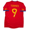 Autographed/Signed Fernando Torres Spain Red World Cup Soccer Futbol Jersey Beckett BAS COA by Hall of Fame Sports Memorabilia
