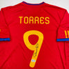 Autographed/Signed Fernando Torres Spain Red World Cup Soccer Futbol Jersey Beckett BAS COA by Hall of Fame Sports Memorabilia