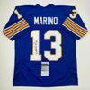Autographed/Signed Dan Marino Pittsburgh Blue College Football Jersey JSA COA by Hall of Fame Sports Memorabilia