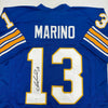 Autographed/Signed Dan Marino Pittsburgh Blue College Football Jersey JSA COA by Hall of Fame Sports Memorabilia