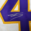 Autographed/Signed Shaquille Shaq O'Neal Los Angeles LA White Basketball Jersey Beckett BAS COA by Hall of Fame Sports Memorabilia
