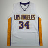 Autographed/Signed Shaquille Shaq O'Neal Los Angeles LA White Basketball Jersey Beckett BAS COA by Hall of Fame Sports Memorabilia