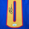 Autographed/Signed Christian Braun Denver Royal Blue Basketball Jersey JSA COA