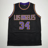 Autographed/Signed Shaquille Shaq O'Neal Los Angeles LA Black Basketball Jersey Beckett BAS COA by Hall of Fame Sports Memorabilia