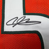 Autographed/Signed Andre Johnson Miami Orange College Football Jersey Beckett BAS COA by Hall of Fame Sports Memorabilia