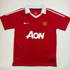 Autographed/Signed Ryan Giggs Manchester United Red Soccer Jersey Beckett BAS COA by Hall of Fame Sports Memorabilia