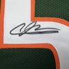 Autographed/Signed Andre Johnson Miami Green College Football Jersey Beckett BAS COA by Hall of Fame Sports Memorabilia
