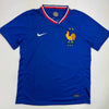 Autographed/Signed Bradley Barcola France French National Team Blue Soccer Jersey Beckett BAS COA by Hall of Fame Sports Memorabilia